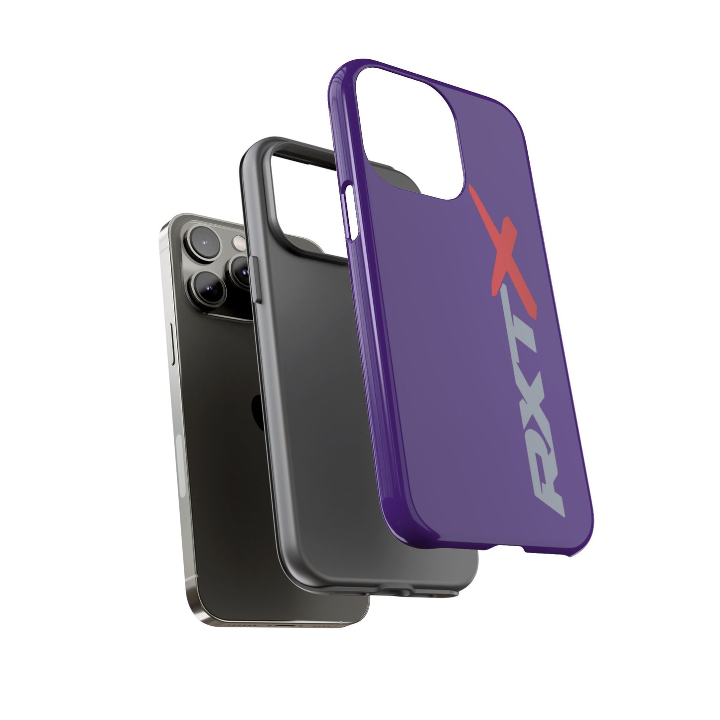RXTX Tough Phone Case Protective Cover - iPhone Samsung Google Pixel Purple