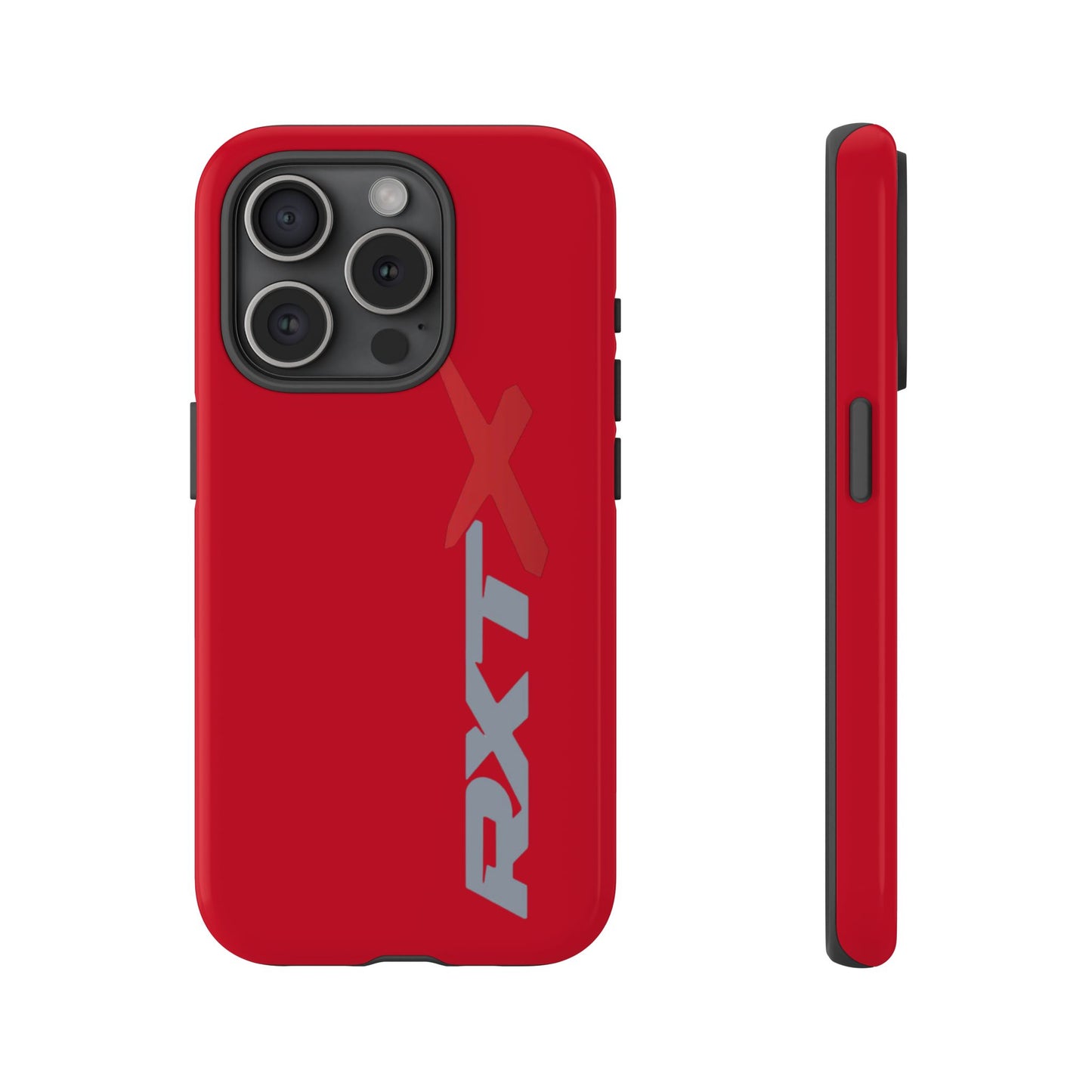 RXTX Tough Phone Case Protective Cover - iPhone Samsung Google Pixel Red