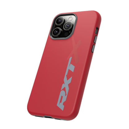 RXTX Tough Phone Case Protective Cover - iPhone Samsung Google Pixel Red