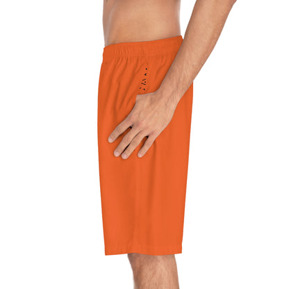 Men's X-Team Performance Board Shorts — Beach Swim Trunks Orange