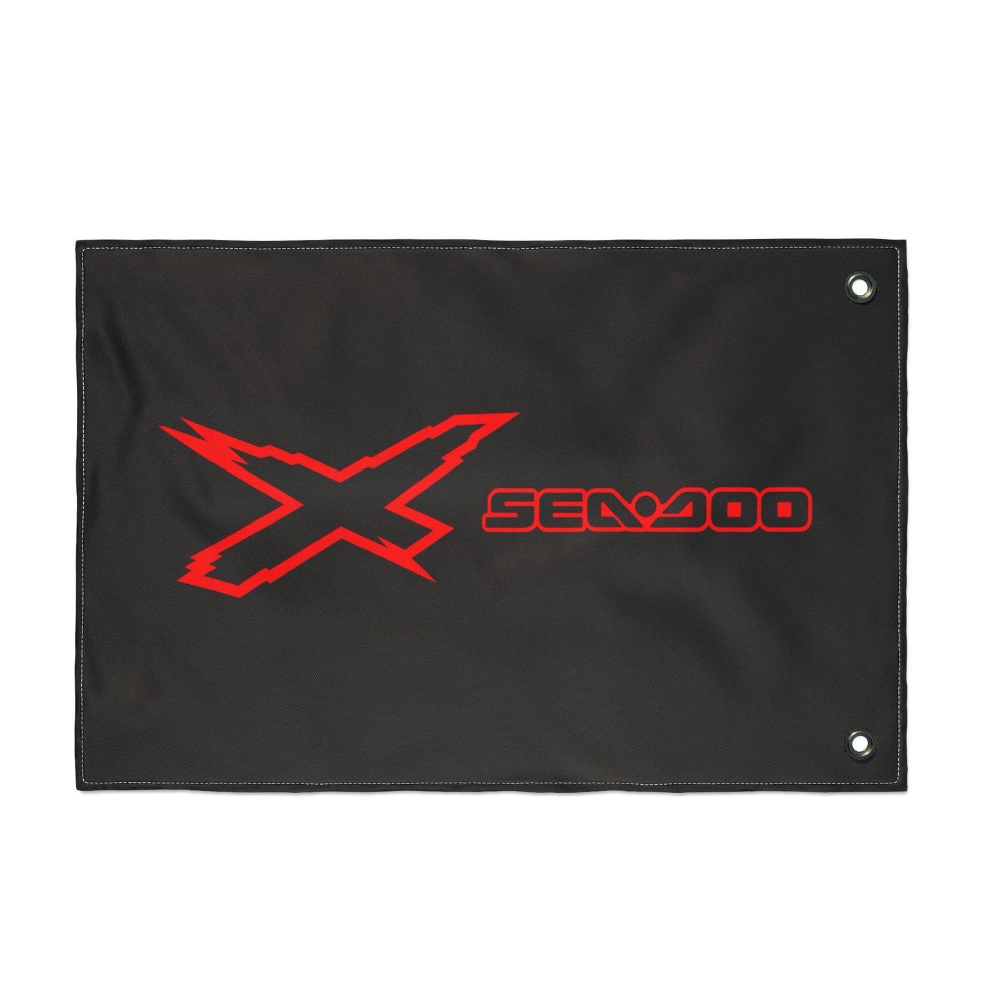 Sea‑Doo X-Team Performance Flag — Double‑Sided Red Watersports Banner
