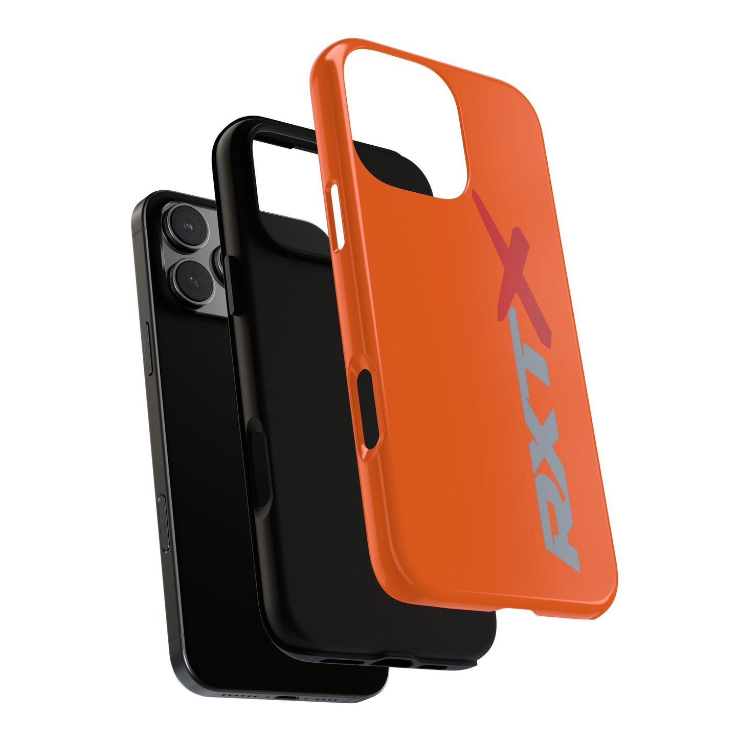 RXTX Tough Phone Case Protective Cover - iPhone Samsung Google Pixel Orange