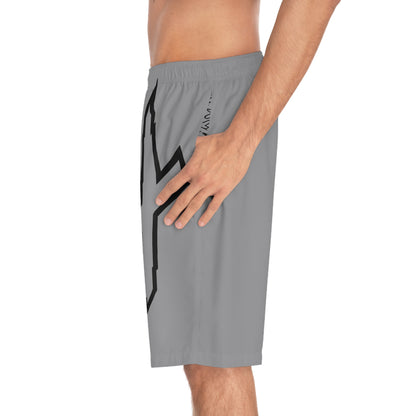 Men's X-Team Performance Board Shorts Loud— Beach Swim Trunks Grey