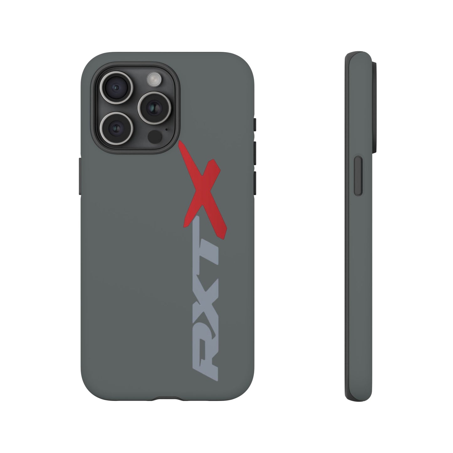 RXTX Tough Phone Case Protective Cover - iPhone Samsung Google Pixel -Dark Grey