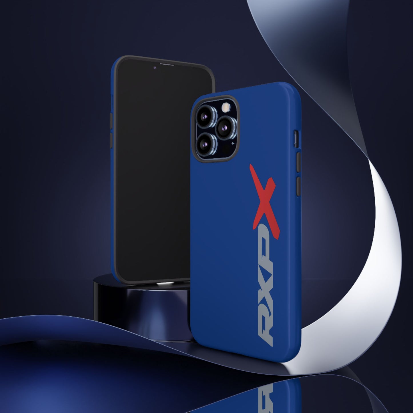RXPX Tough Phone Case Protective Cover - iPhone Samsung Google Pixel - Dark Blue