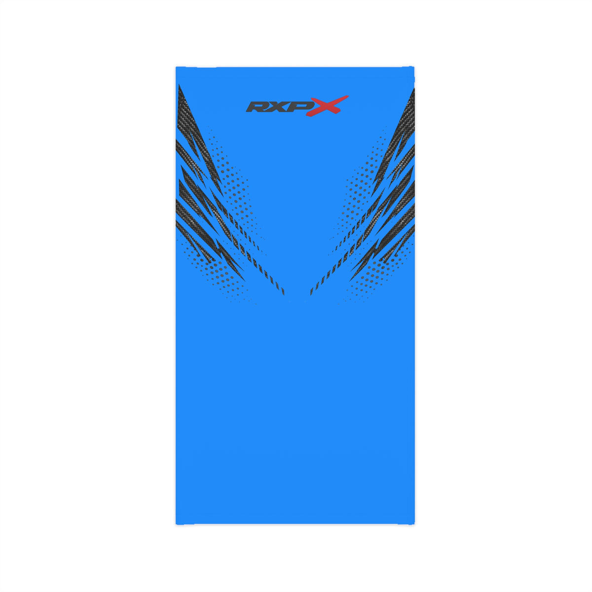 SeaDoo RXPX Racing Neck Gaiter — Gulfstream Blue & Carbon Fiber Midweight Face Shield Mask