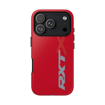 RXTX Tough Phone Case Protective Cover - iPhone Samsung Google Pixel Red