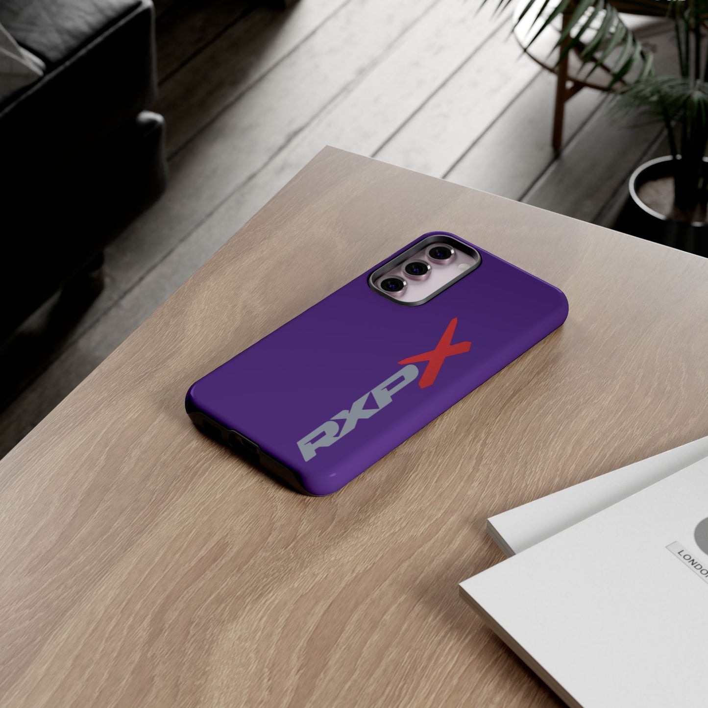 RXPX Tough Phone Case Protective Cover - iPhone Samsung Google Pixel - Purple