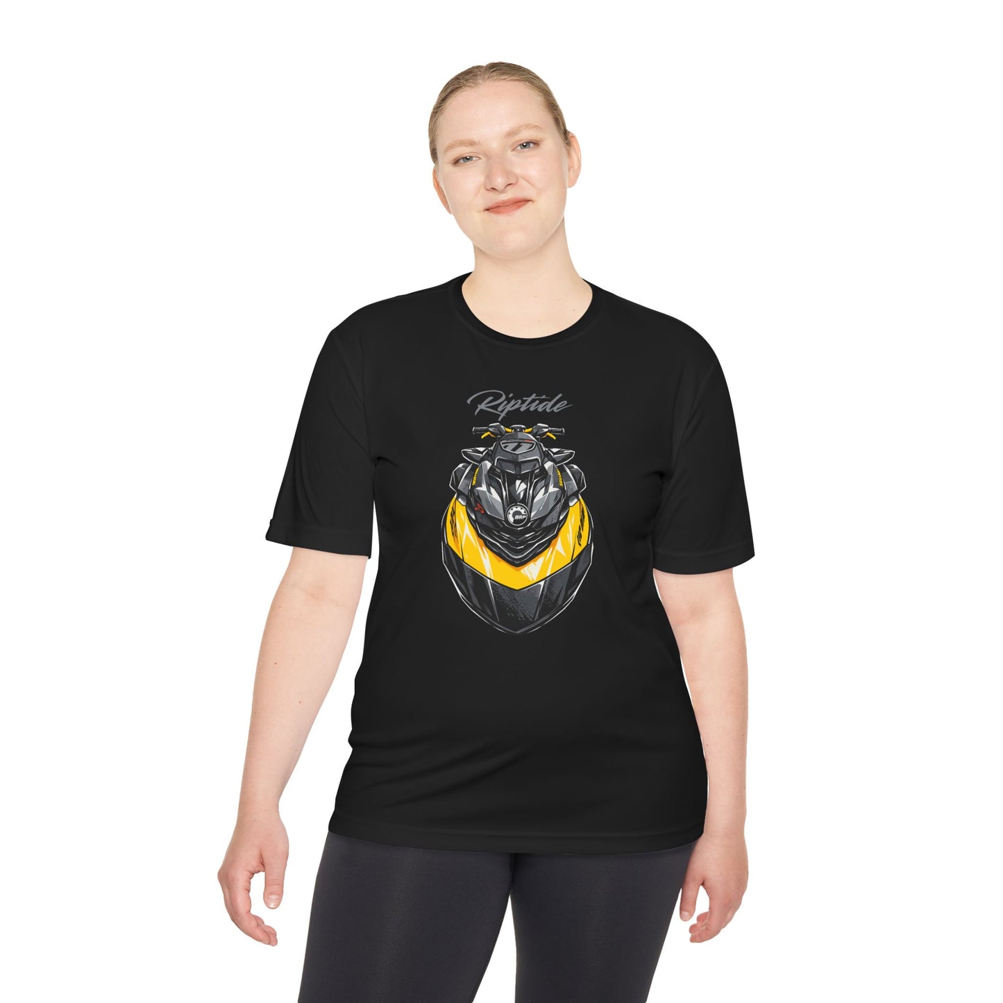 Riptide RXPX Millenium Yellow  Graphic Tee — Moisture-Wicking Performance Shirt