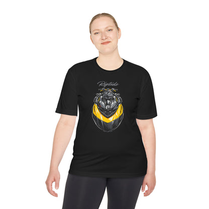 Riptide RXPX Millenium Yellow  Graphic Tee — Moisture-Wicking Performance Shirt