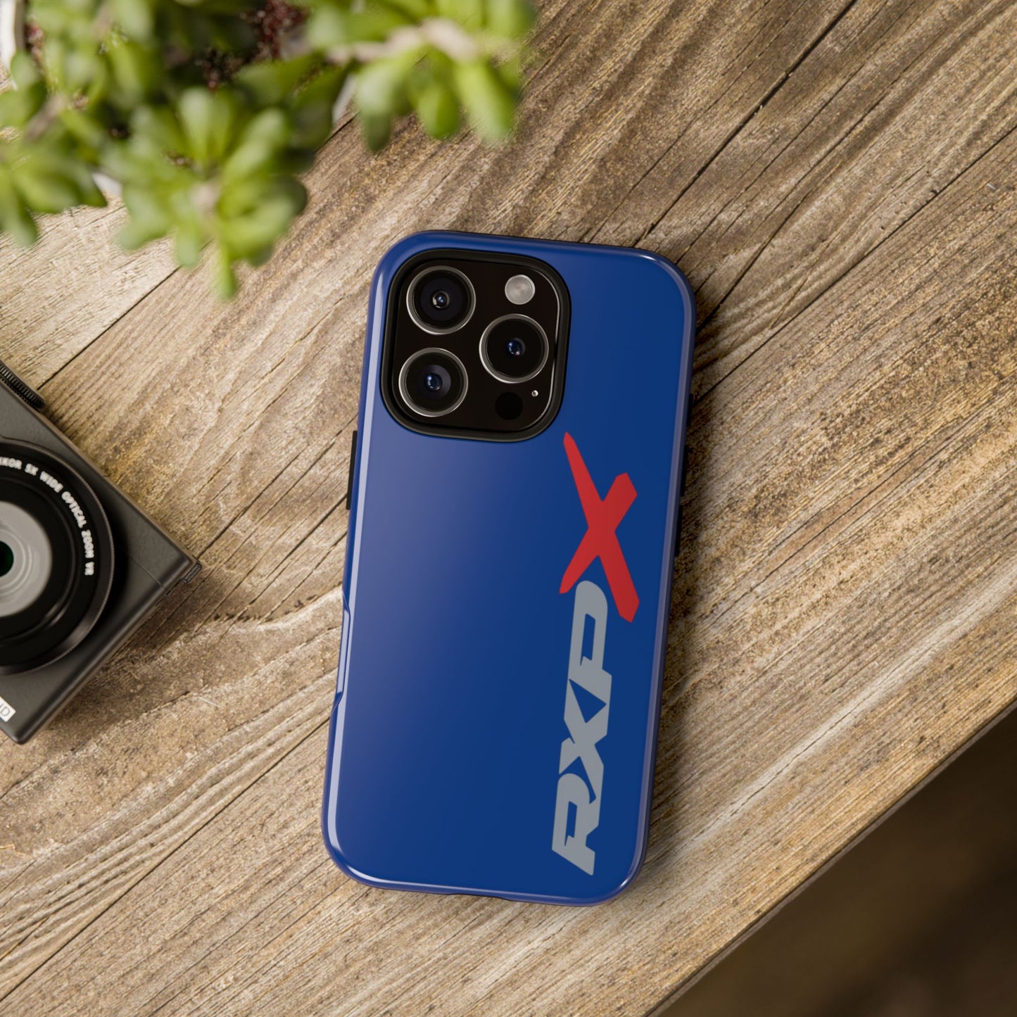 RXPX Tough Phone Case Protective Cover - iPhone Samsung Google Pixel - Dark Blue