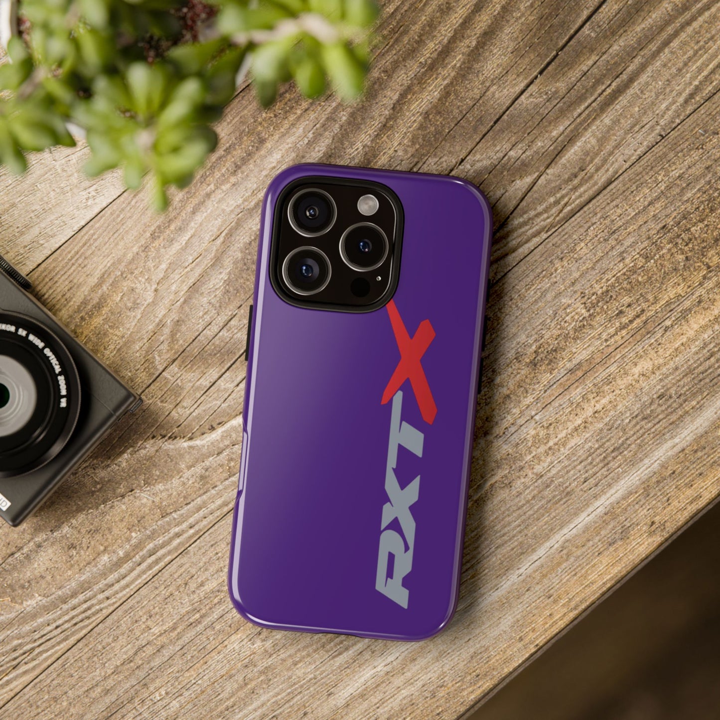RXTX Tough Phone Case Protective Cover - iPhone Samsung Google Pixel Purple
