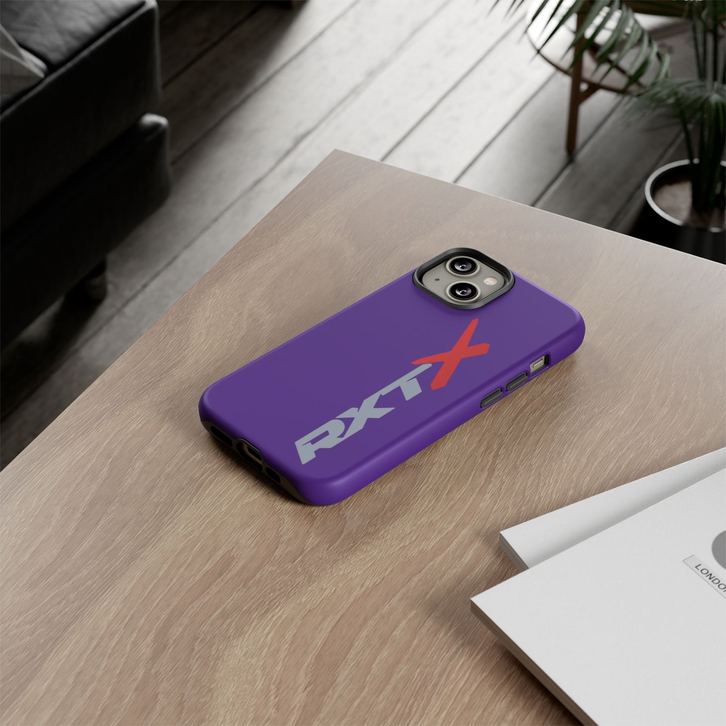 RXTX Tough Phone Case Protective Cover - iPhone Samsung Google Pixel Purple