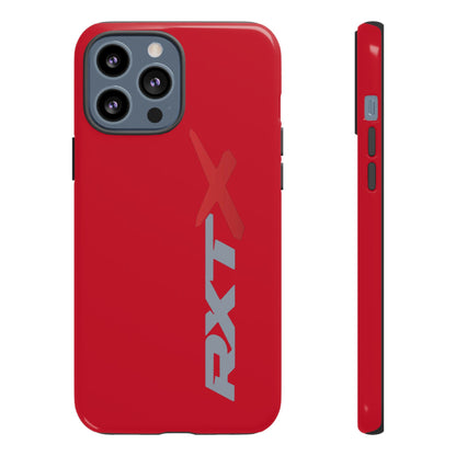 RXTX Tough Phone Case Protective Cover - iPhone Samsung Google Pixel Red