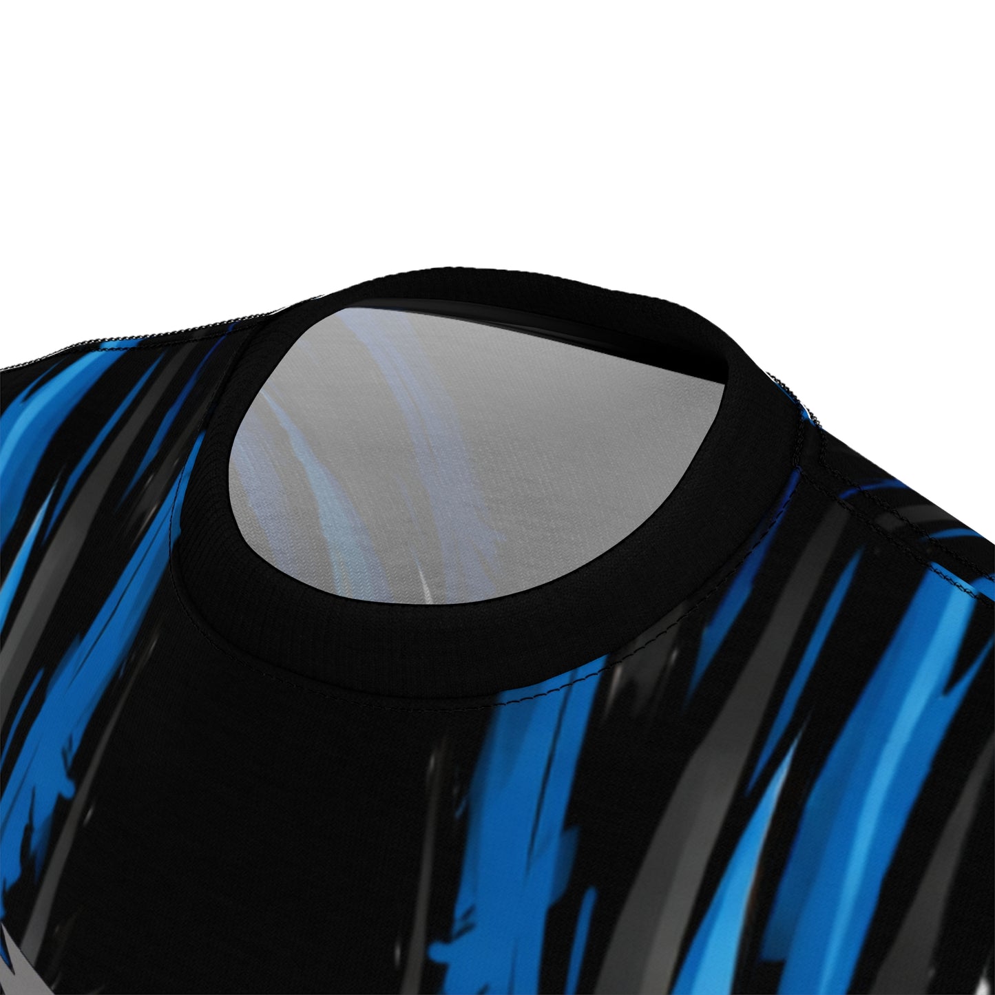 SeaDoo X-Team Racing Graphic Tee — Gulfstream Blue & Black All-Over Print