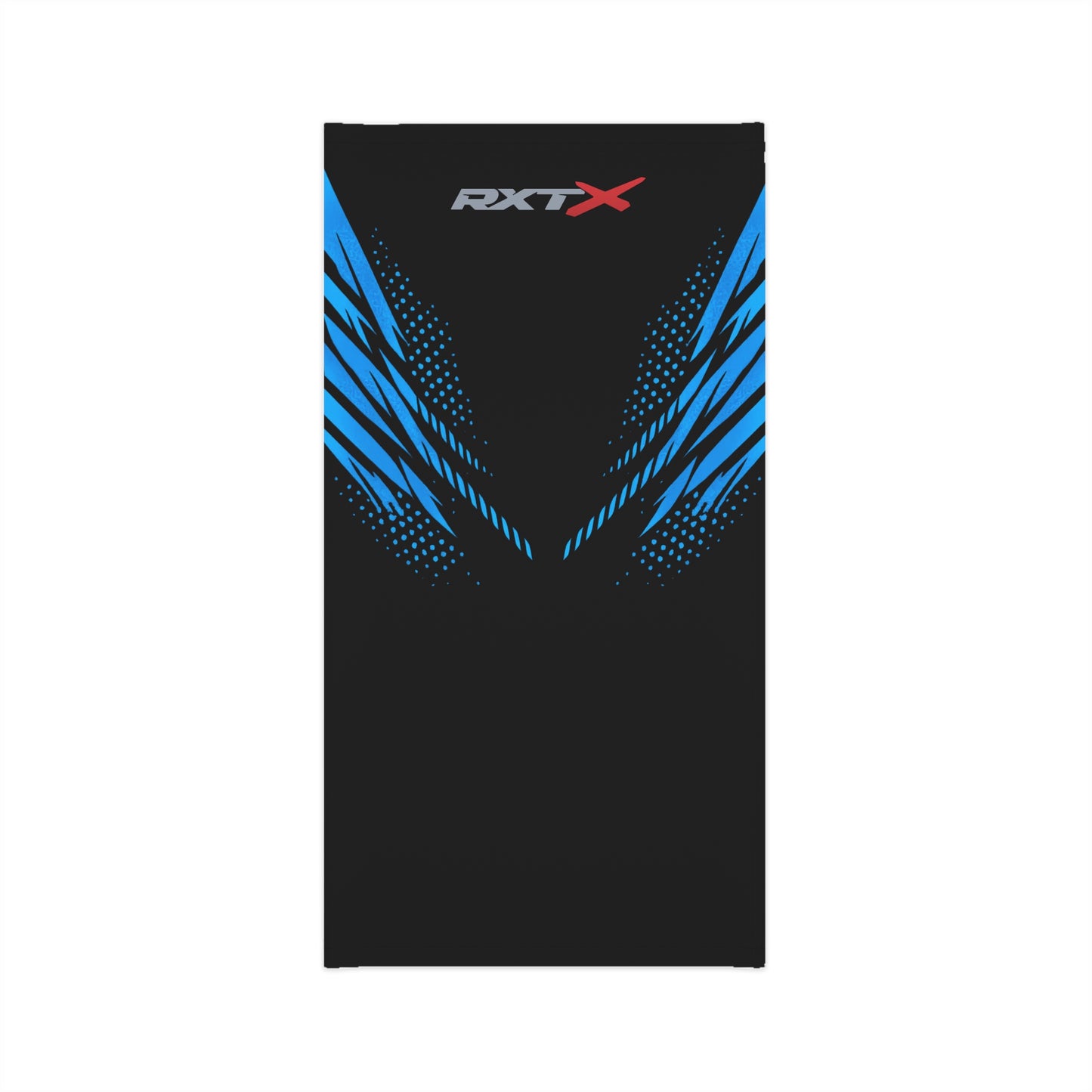 SeaDoo RXTX Racing Neck Gaiter — Gulfstream Blue & Black Midweight Face Shield Mask