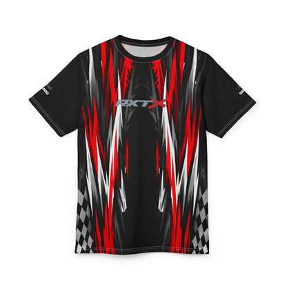 SeaDoo RXTX Racing Graphic Tee — Red & Black All-Over Print