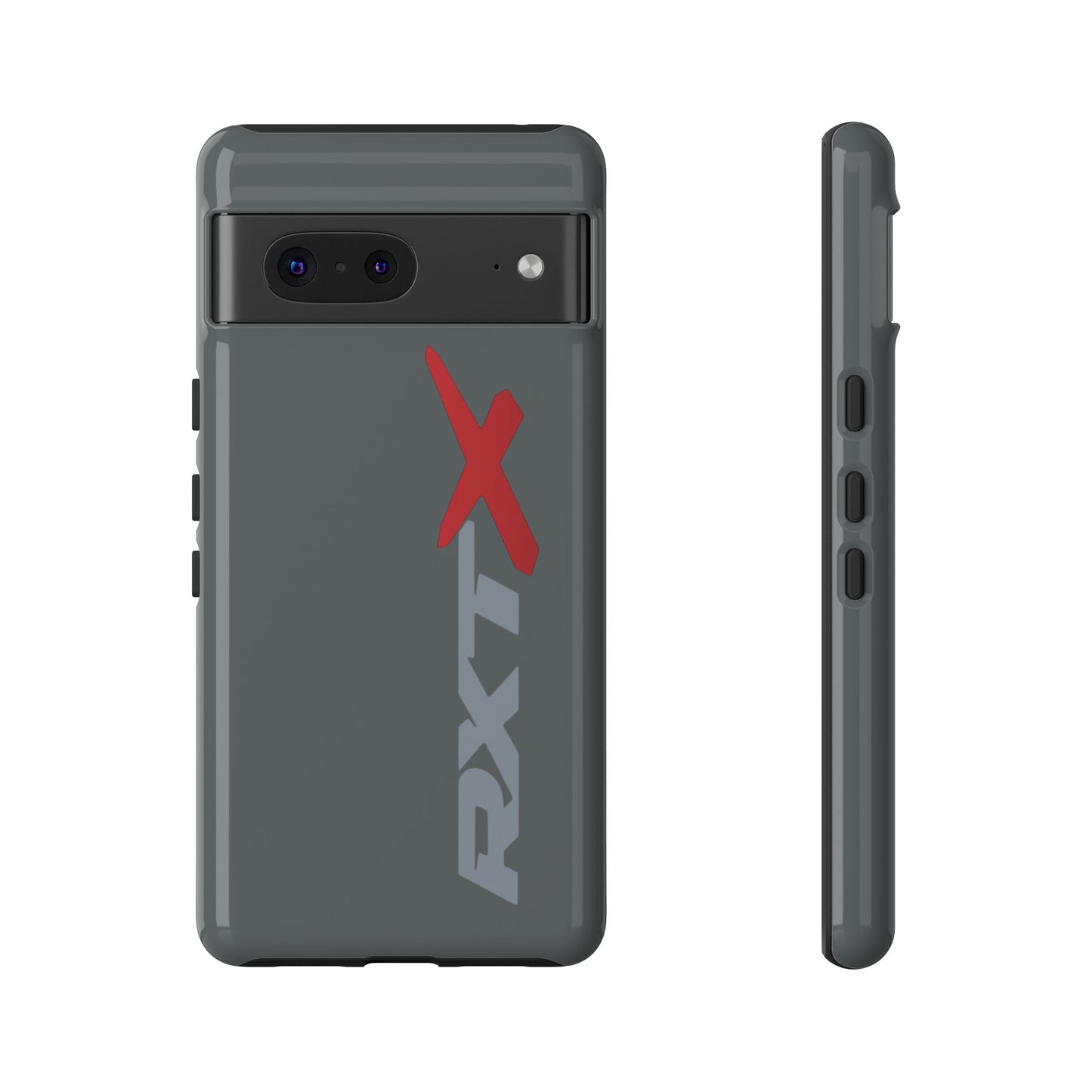 RXTX Tough Phone Case Protective Cover - iPhone Samsung Google Pixel -Dark Grey