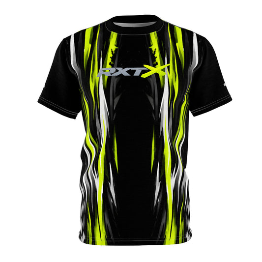 SeaDoo RXT-X Racing Graphic Tee — Manta Green & Black All-Over Print