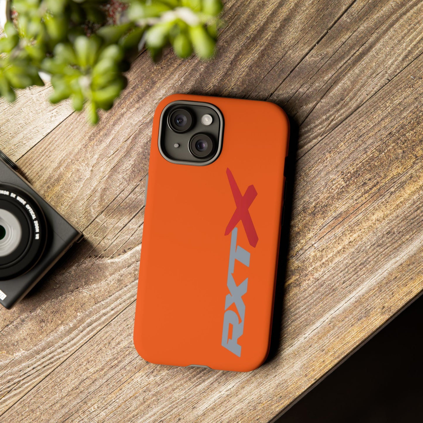 RXTX Tough Phone Case Protective Cover - iPhone Samsung Google Pixel Orange