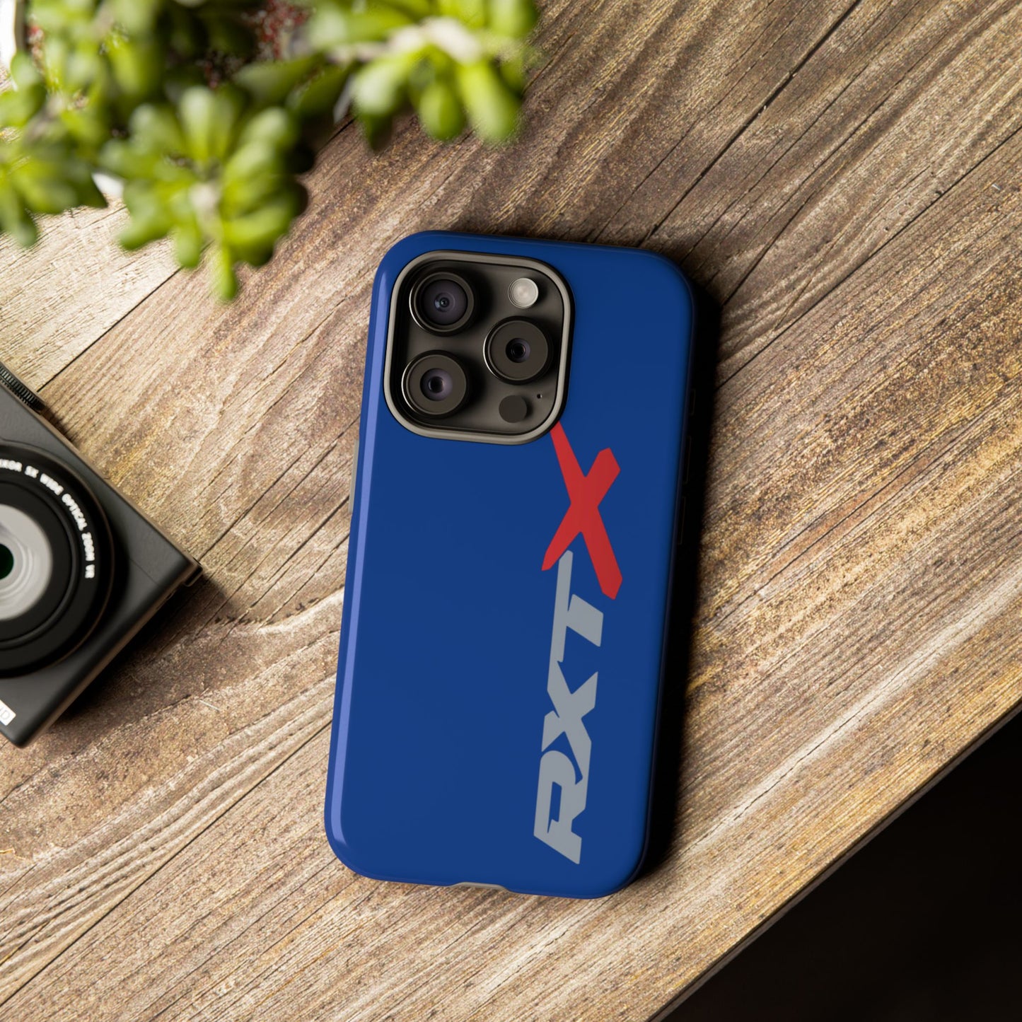RXTX Tough Phone Case Protective Cover - iPhone Samsung Google Pixel Dark Blue