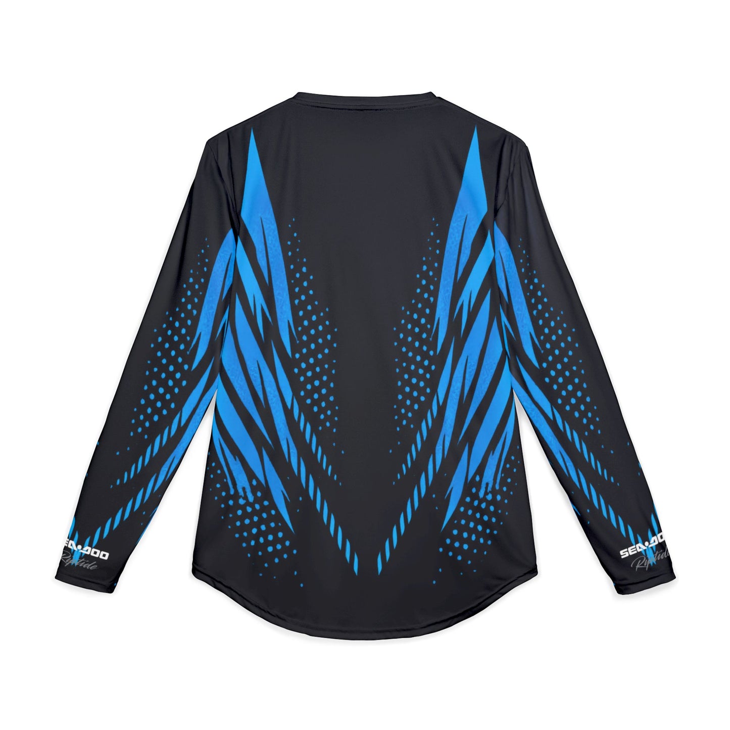 Men's SeaDoo RXTX X-Team Performance UPF Protection UV Long Sleeve Shirt — Gulfstream Blue