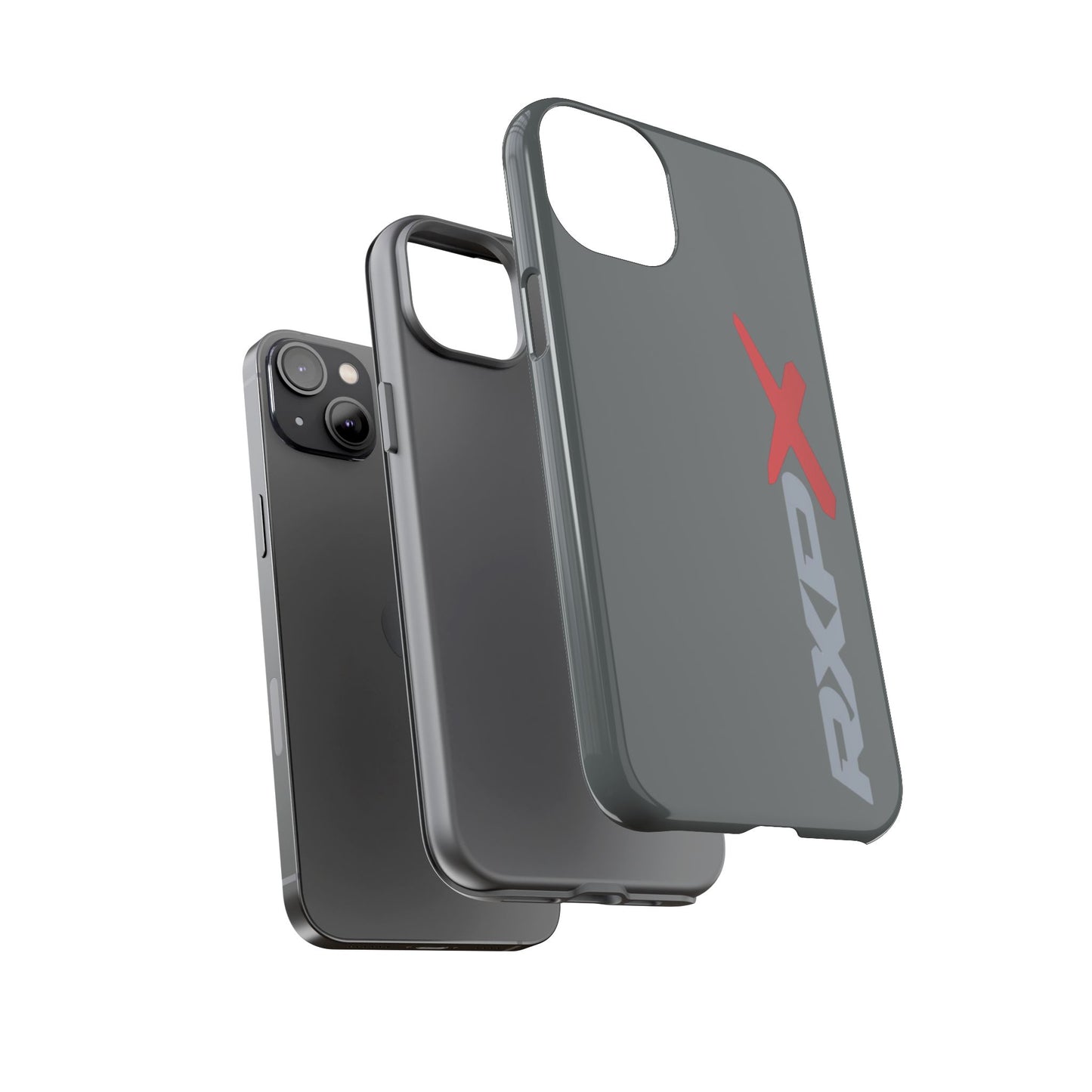 RXPX Tough Phone Case Protective Cover - iPhone Samsung Google Pixel - Grey