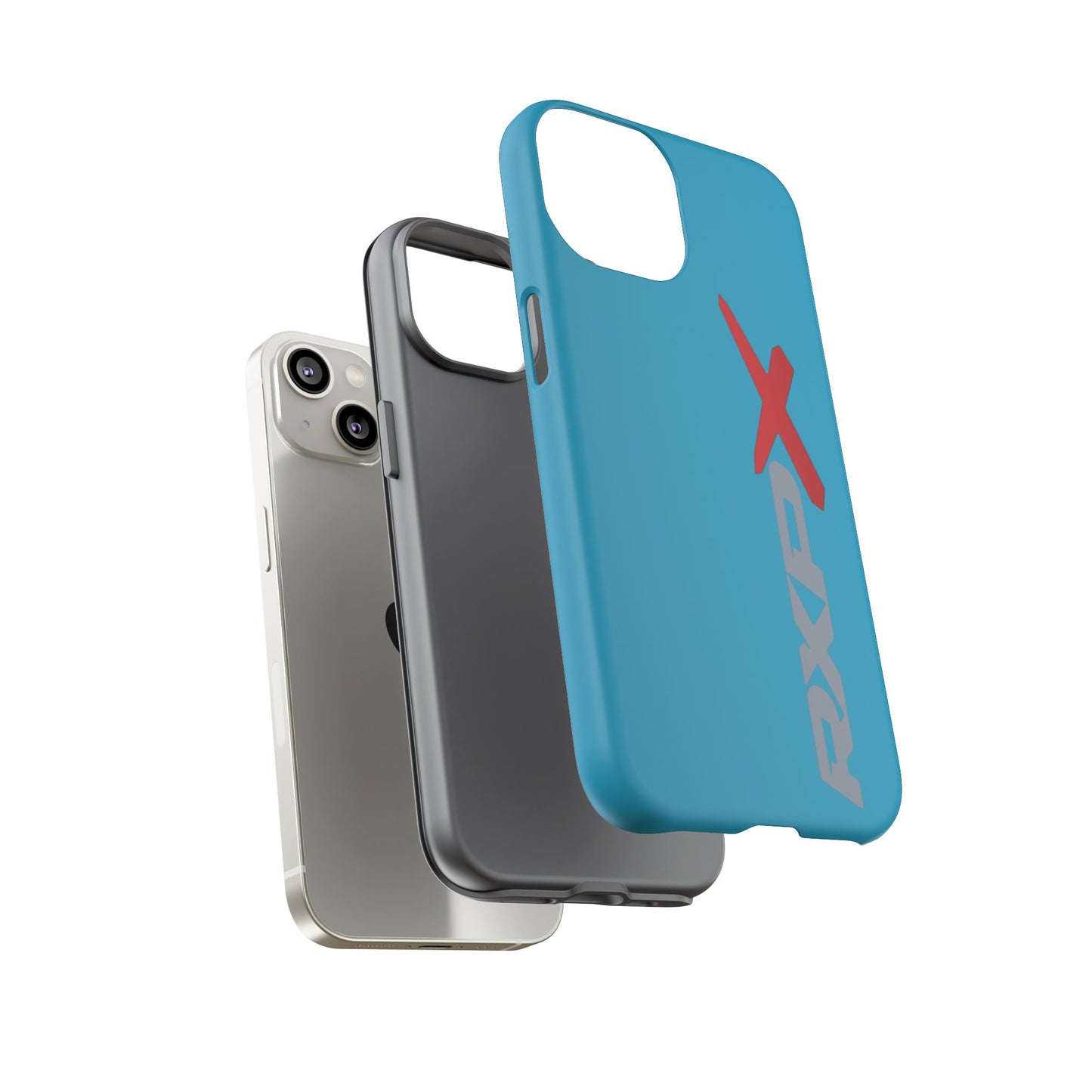 RXPX Tough Phone Case — iPhone Samsung Google Pixel Protective Cover Turquoise