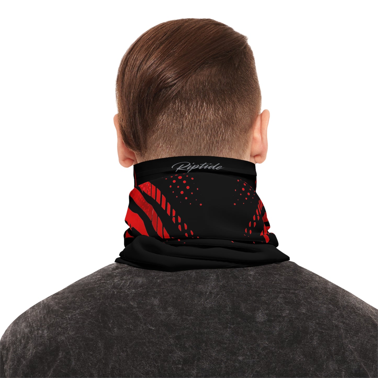 SeaDoo RXTX Racing Neck Gaiter — Red & Black Midweight Face Shield Mask