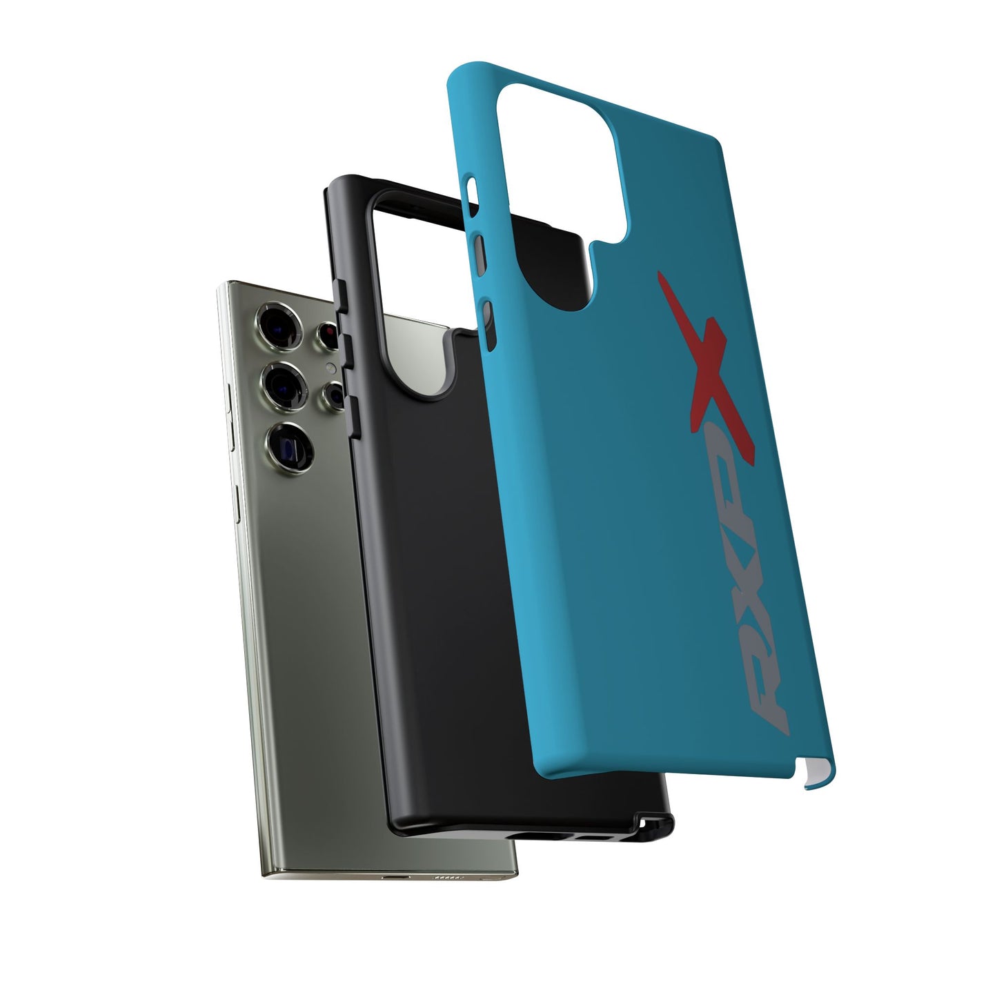 RXPX Tough Phone Case — iPhone Samsung Google Pixel Protective Cover Turquoise