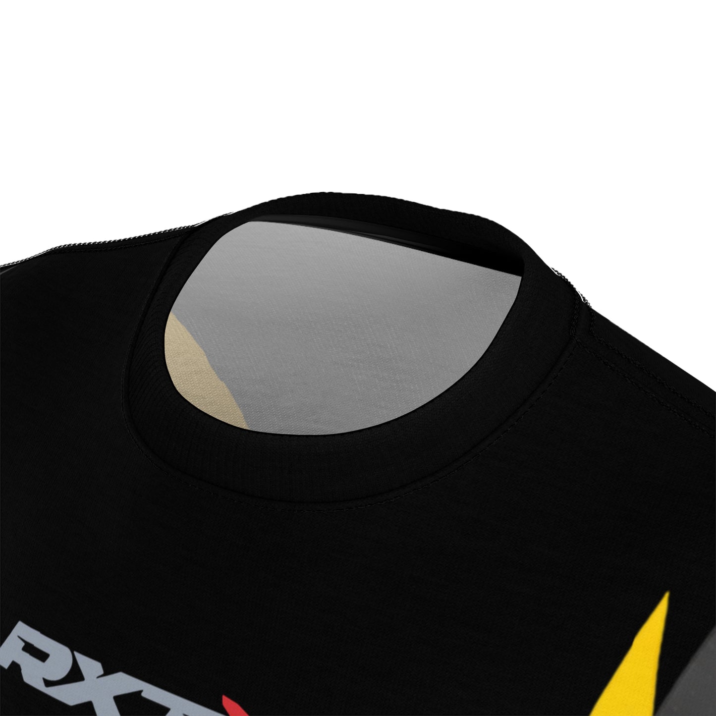 SeaDoo RXTX X-Team Cyber Racing Dri Fit Tee — Millenium Yellow Grey & Black All-Over Print