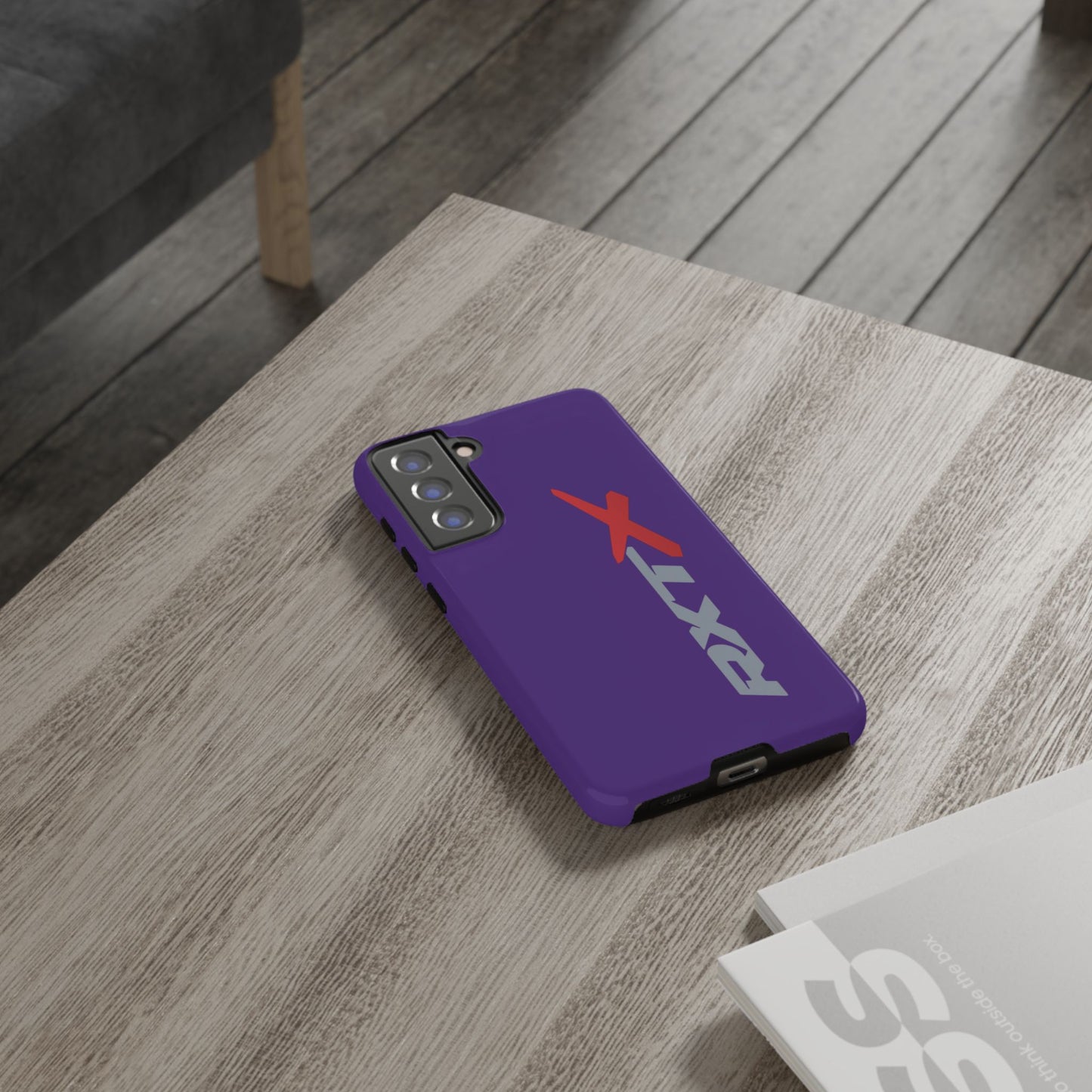 RXTX Tough Phone Case Protective Cover - iPhone Samsung Google Pixel Purple