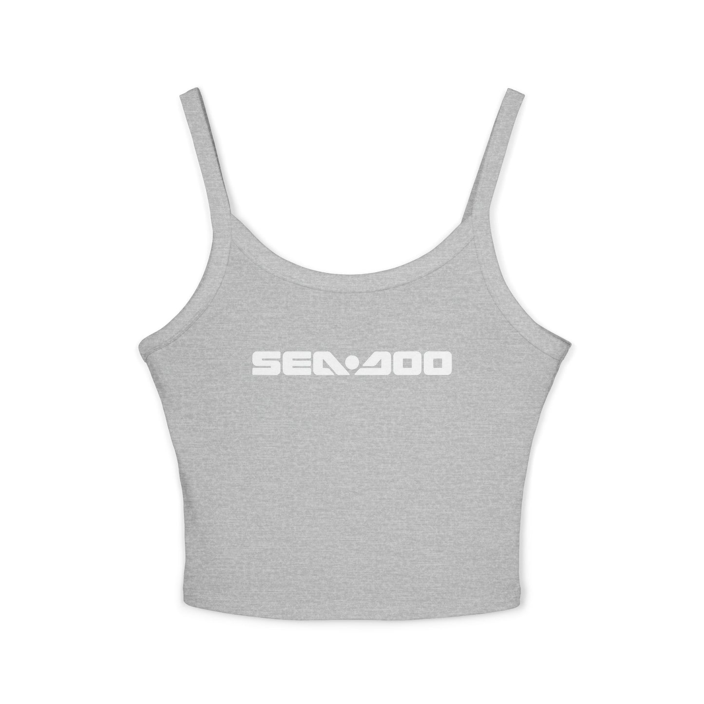 Sea-Doo Sexy 2000 Crop Tank Top — Women’s Spaghetti Strap Graphic Tank