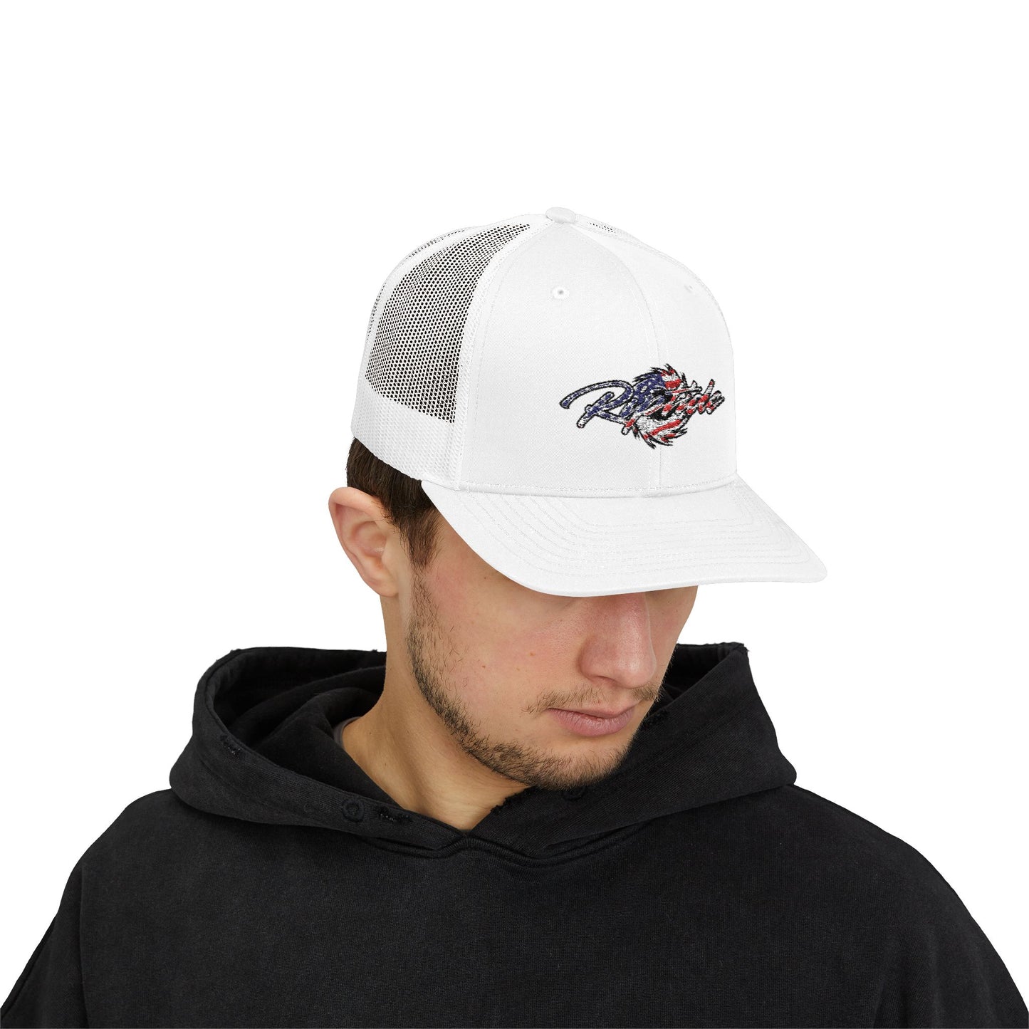 Riptide USA 250 Trucker Cap - American Flag Snapback Hat