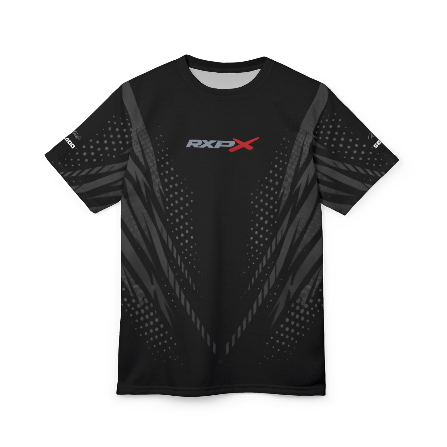 SeaDoo RXPX X-Team Cyber Racing Dri Fit Tee — Grey & Black All-Over Print