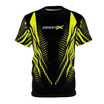SeaDoo RXPX X-Team Cyber Racing Dri Fit Tee — Manta Green & Black All-Over Print