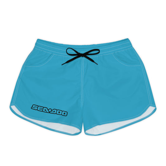 SeaDoo Performance Swim Shorts Women's Beach Riding Shorts Turquoise