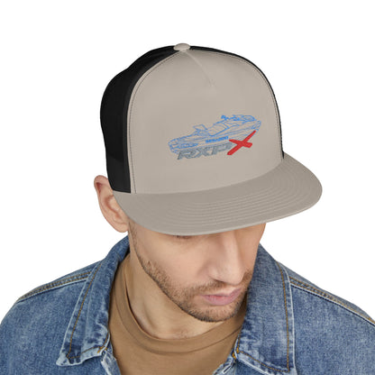 Sea-Doo RXPX Outline Embroidered Trucker Hat — Silhouette Blue