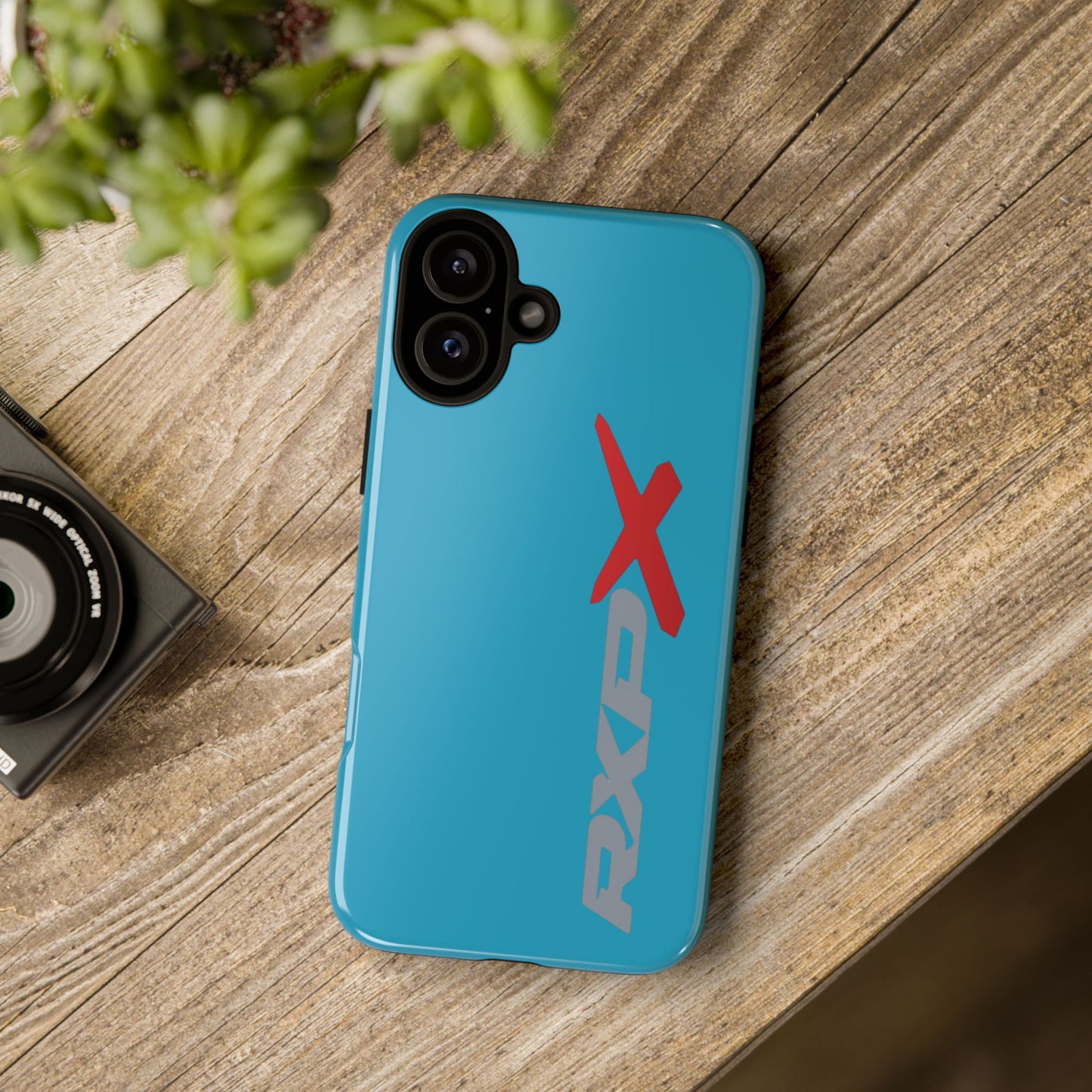 RXPX Tough Phone Case — iPhone Samsung Google Pixel Protective Cover Turquoise