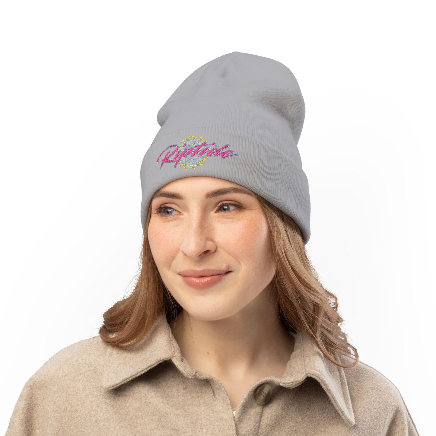 Riptide Knit Beanie — Embroidered Winter Hat