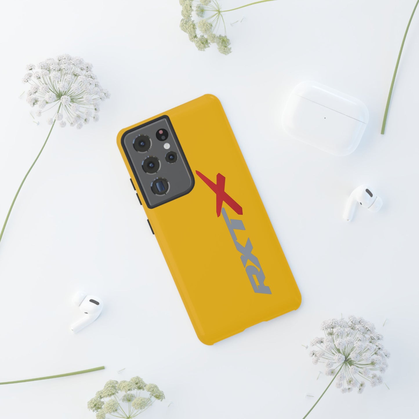 RXTX Tough Phone Case Protective Cover - iPhone Samsung Google Pixel Millenium Yellow