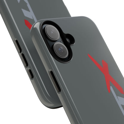 RXTX Tough Phone Case Protective Cover - iPhone Samsung Google Pixel -Dark Grey