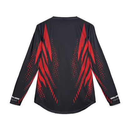 Men's SeaDoo RXPX X-Team Performance UPF Protection UV Long Sleeve Shirt — Red