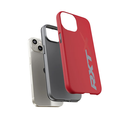 RXTX Tough Phone Case Protective Cover - iPhone Samsung Google Pixel Red