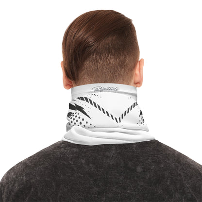 SeaDoo GTX Racing Neck Gaiter — Grey & White Midweight Face Shield Mask