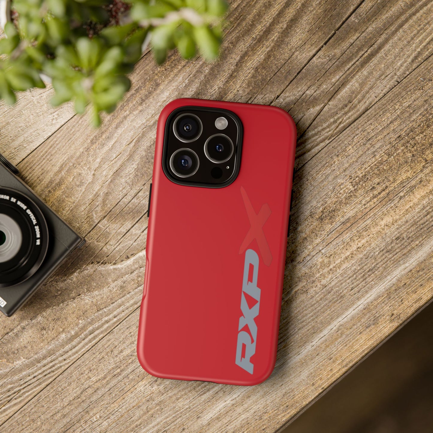 RXPX Tough Phone Case Protective Cover - iPhone Samsung Google Pixel - Red
