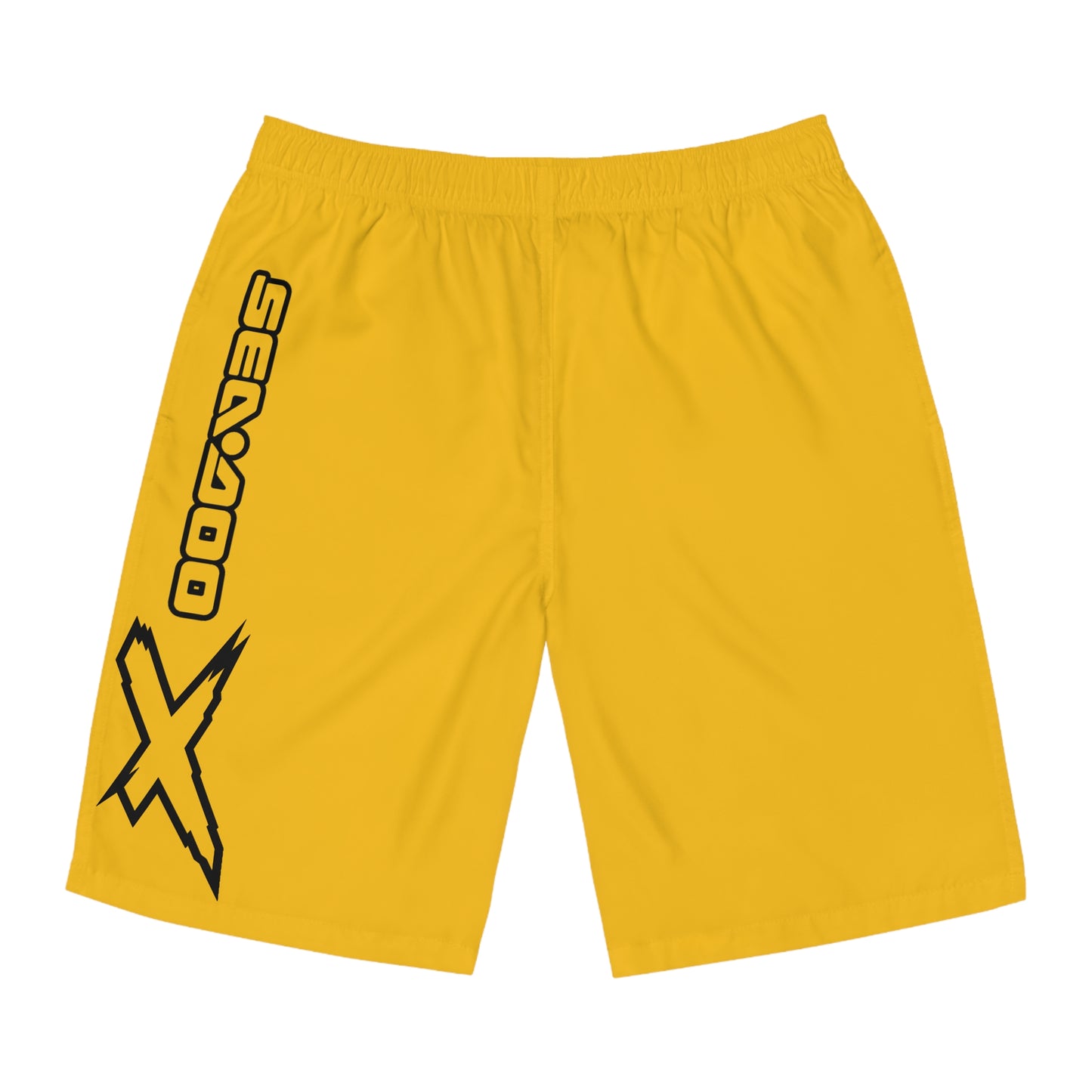 Men's X-Team Performance Board Shorts — Beach Swim Trunks Millenium Yellow
