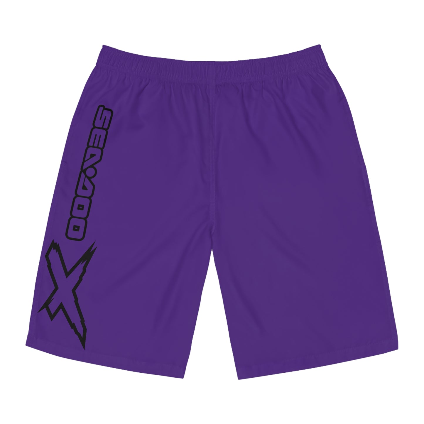 Men's X-Team Performance Board Shorts — Beach Swim Trunks Purple