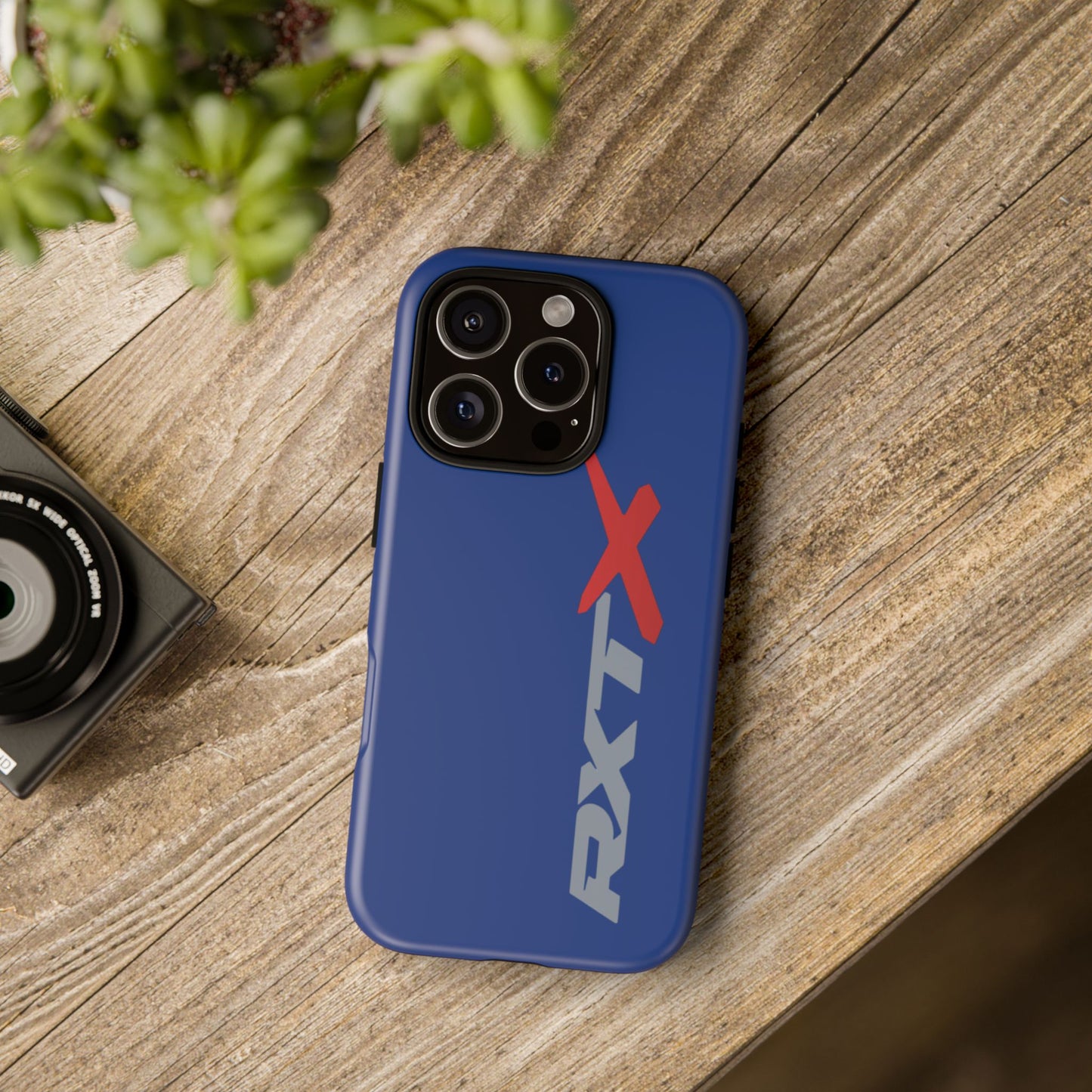 RXTX Tough Phone Case Protective Cover - iPhone Samsung Google Pixel Dark Blue