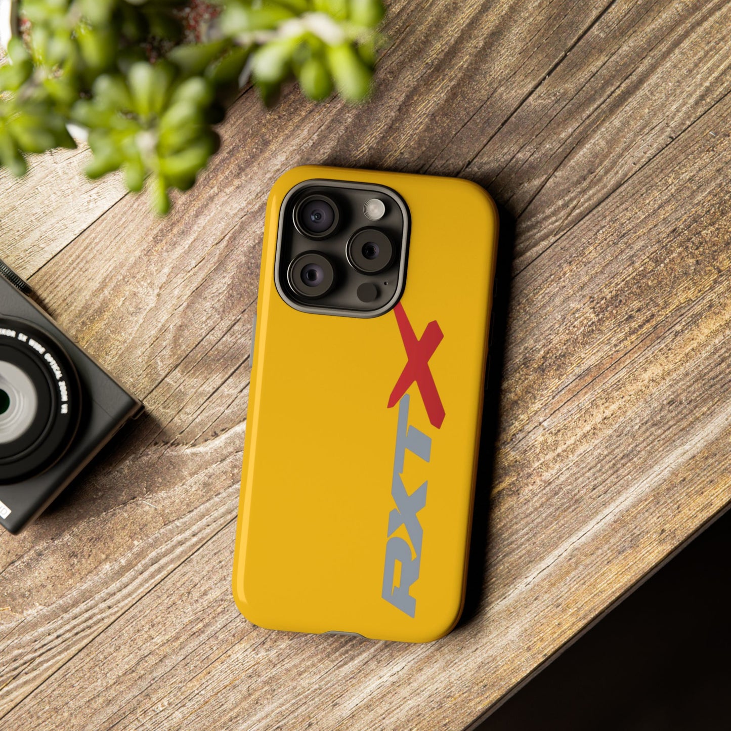 RXTX Tough Phone Case Protective Cover - iPhone Samsung Google Pixel Millenium Yellow